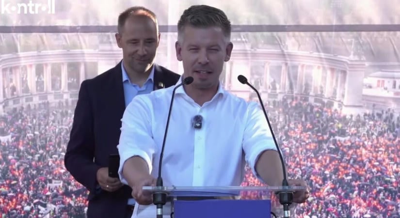 Magyar Péter Pécsett: 133 napja vagyok miniszterelnök, egyelőre nem látom az összeomlást