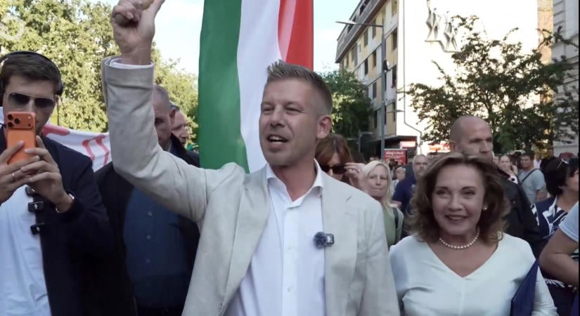 Szolnokon folytatódik Magyar Péter országjárása
