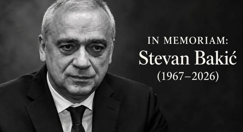 Hétfőre gyásznapot hirdetettek Stevan Bakić polgármester halála miatt