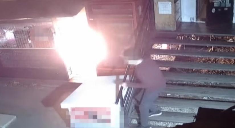 Videón a Déli pályaudvarnál történt gyújtogatás
