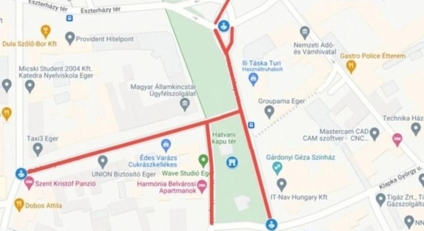 Jelentős lezárásokra kell számítani Egerben – ezeket az utcákat jobb, ha elkerülöd!