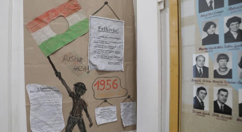 Az 1956-os forradalom 16 arca – Rendhagyó módon tiszteleg ’56 emléke előtt a Nagy Lajos Gimnázium