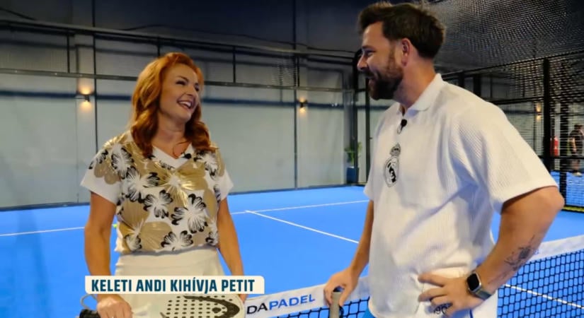 Tenisz és fallabda keveréke: Keleti Andrea a padelpályán mutatta meg a tudását
