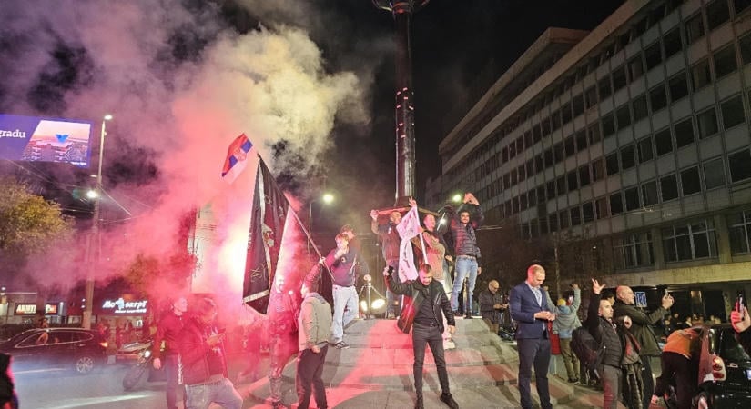 Győzelmet arattak a szerbiai egyetemisták az előrehozott parlamenti választáson
