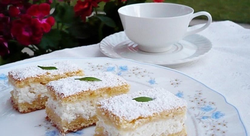 Gabriella konyhája: Citromos-túrós szelet - recept