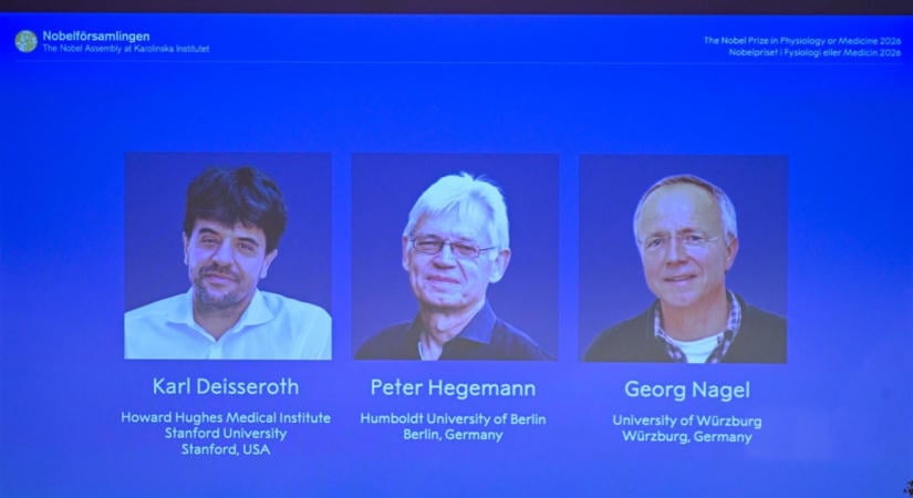 Fénnyel kapcsolják az idegsejteket: három kutató kapta az 2026-os orvosi Nobel-díjat