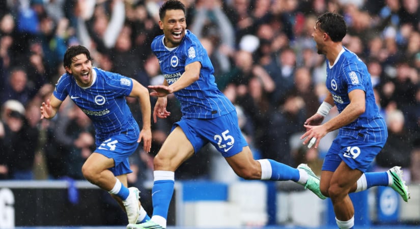 51 méterről vette be a Crystal Palace kapuját a Brighton középpályása!