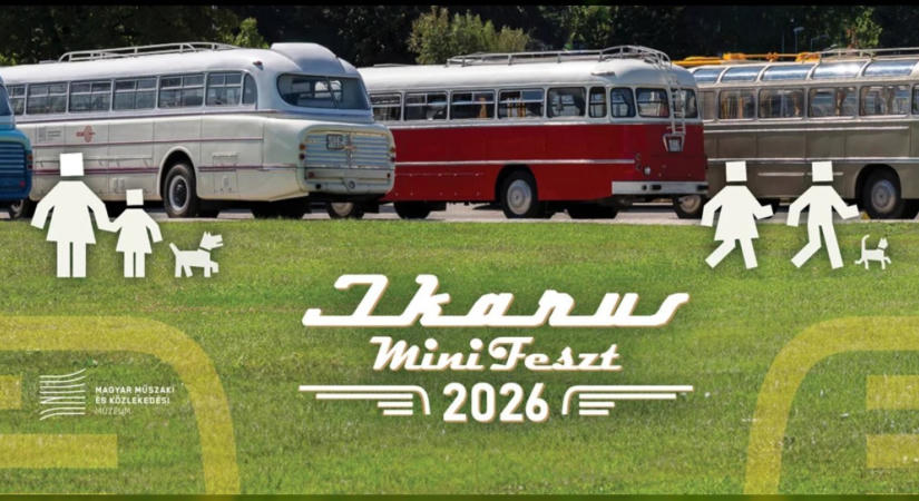 V. Ikarus MiniFeszt: különleges buszok és családi programok a hétvégén