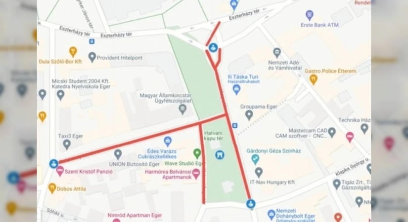 Október 23-ai ünnepség miatt vezet be forgalomkorlátozást a rendőrség Egerben
