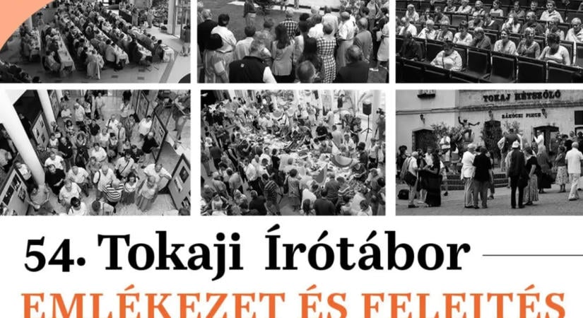 Hétfőn kezdődik az 54. Tokaji Írótábor változatos programokkal