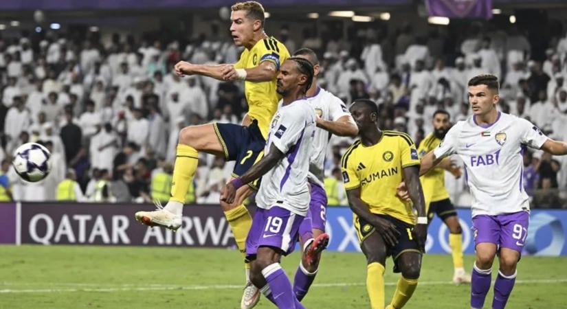 Cristiano Ronaldo dühbe gurult, könyökkel esett neki az ellenfelének – videó