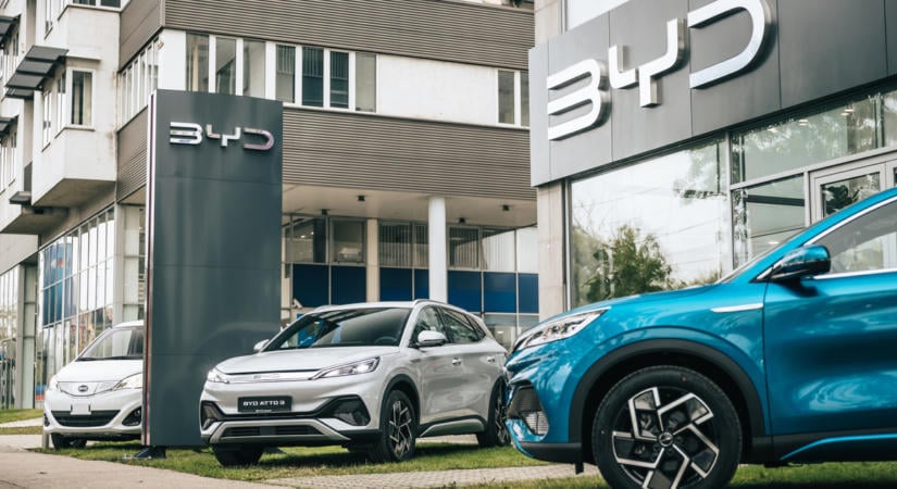 Egyre több magyar vesz kínai autót, a BYD már a piac élmezőnyében van