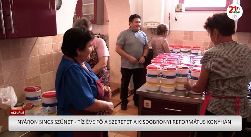 Aktuális (2026.07.23) Nyáron sincs szünet - tíz éve fő a szeretet a kisdobronyi református konyhán (videó)