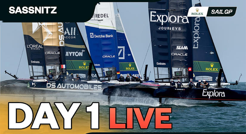 SailGP 2026 – Sassnitz – Élő közvetítés 15.30-tól