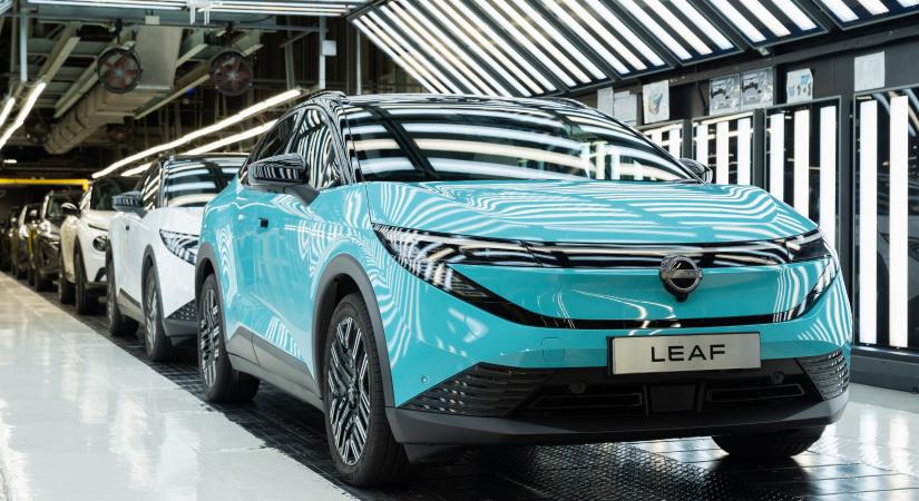Megkezdődött az olcsóbb Nissan LEAF gyártása