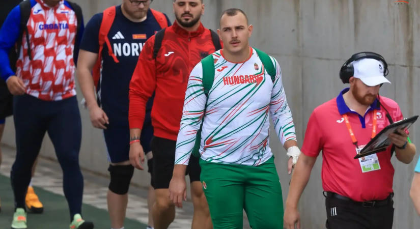 Hat éve várt aranyérmére, most élete legjobbjával nyert Halász Bence kalapácsvetésben