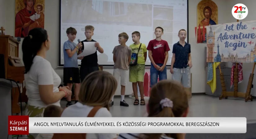 Angol nyelvtanulás élményekkel és közösségi programokkal Beregszászon (videó)