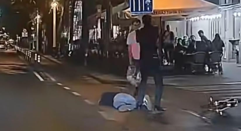 Elárulta a rendőrség, miért nem tartóztatták le a Nagykörúton tomboló brit turistát