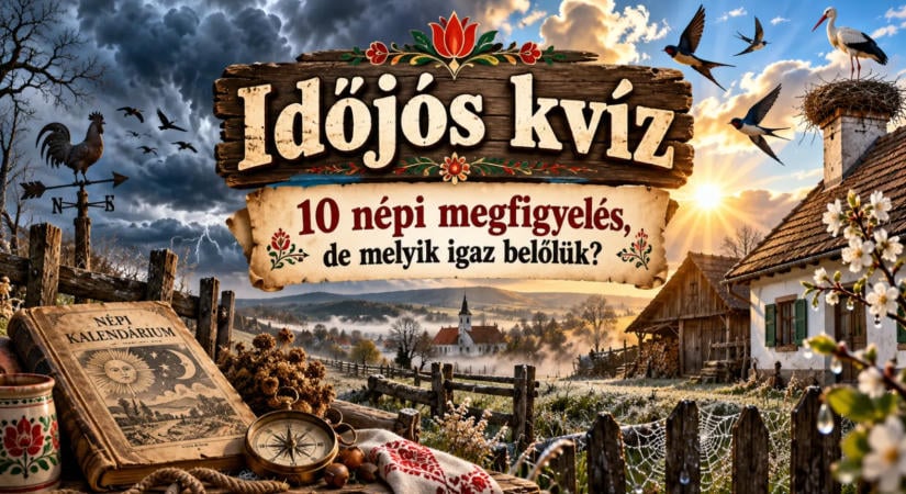 Időjós kvíz: 10 népi megfigyelés, de melyik igaz belőlük?