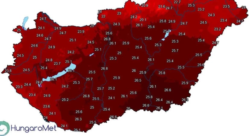 A valaha mért legmelegebb hónap volt itthon az idei augusztus