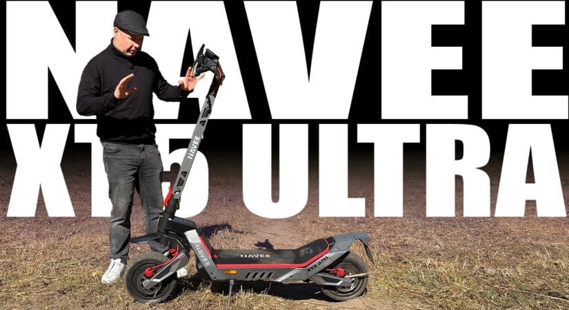 Erős, nehéz, masszív... és le van korlátozva - Navee XT5 Ultra teszt