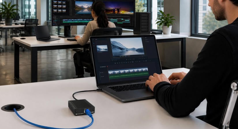 A Sonnet egy Thunderbolt 5 portra illeszkedő 10 Gigabites Ethernet adapterrel rukkolt elő
