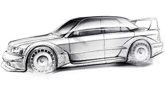 Modern formában támad fel a legendás Mercedes 190E 2.5-16 Evo II