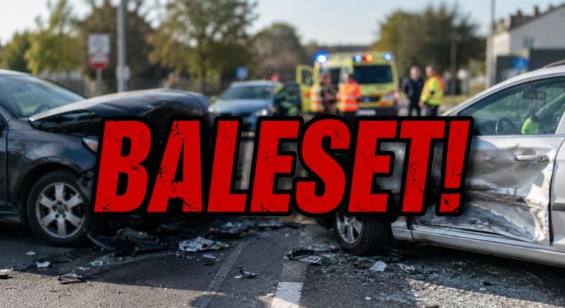 Baleset az Ady Endre utcában! Teljes útzár van érvényben!