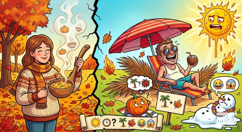 Szeptember utolsó napjain 25 fok? Nyugi, csak itt a világvége!