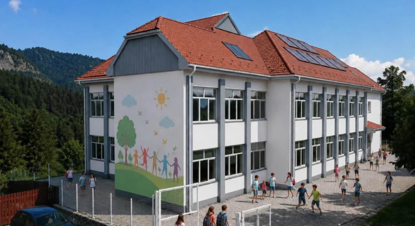 Több mint 9,4 millió lejből korszerűsítik a tusnádfürdői Jókai Mór iskolát
