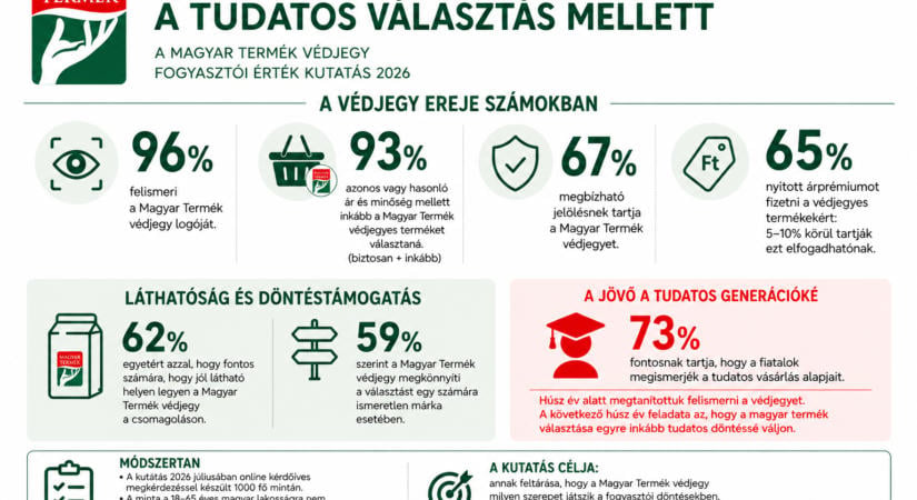 A vásárlók többsége fizetne felárat a védjegyes Magyar Termékekért