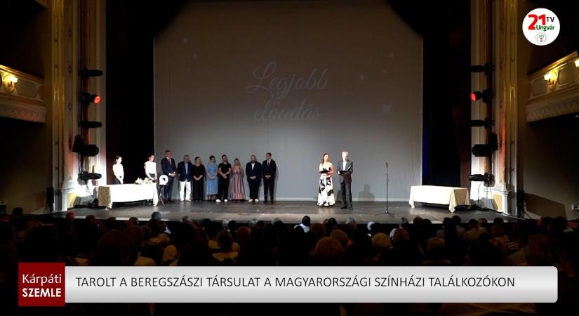 Tarolt a beregszászi társulat a magyarországi színházi találkozókon (videó)