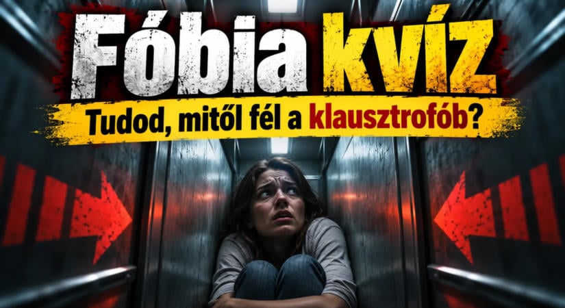 Fóbia kvíz: tudod, mitől fél a klausztrofób?