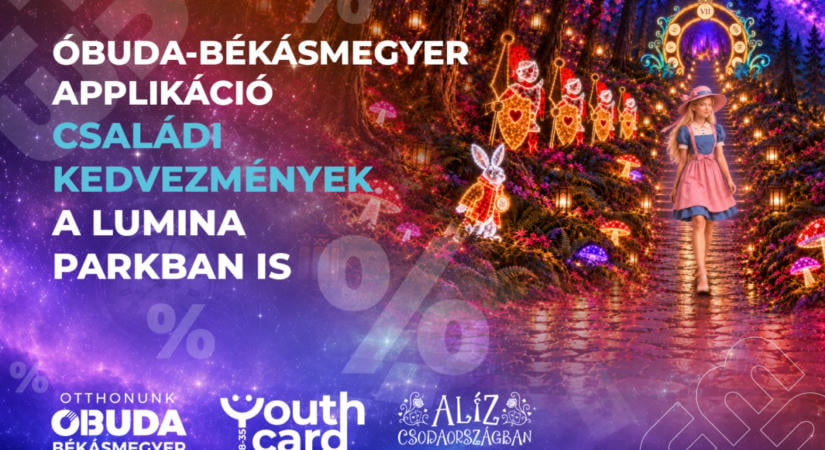Idén ismét kedvezménnyel mehetnek a harmadik kerületi családok a Lumina Parkba