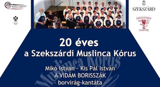 Húszéves jubileumát ünnepli a Szekszárdi Muslinca Kórus