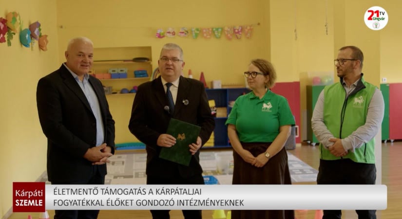 Életmentő támogatás a kárpátaljai fogyatékkal élőket gondozó intézményeknek – (videó)
