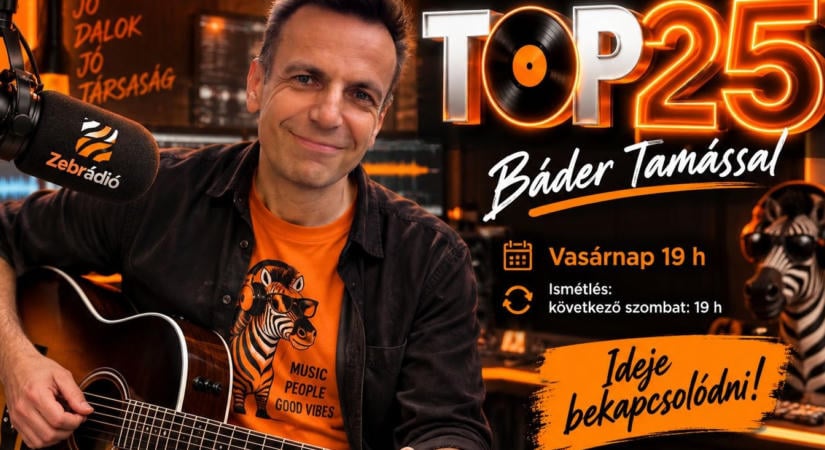 A 25 legjobb a Zebrádióban