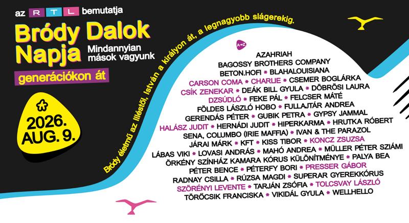 SZIGET: Generációk közös hangja – új klip készült a Mindannyian mások vagyunk című Bródy-dalhoz
