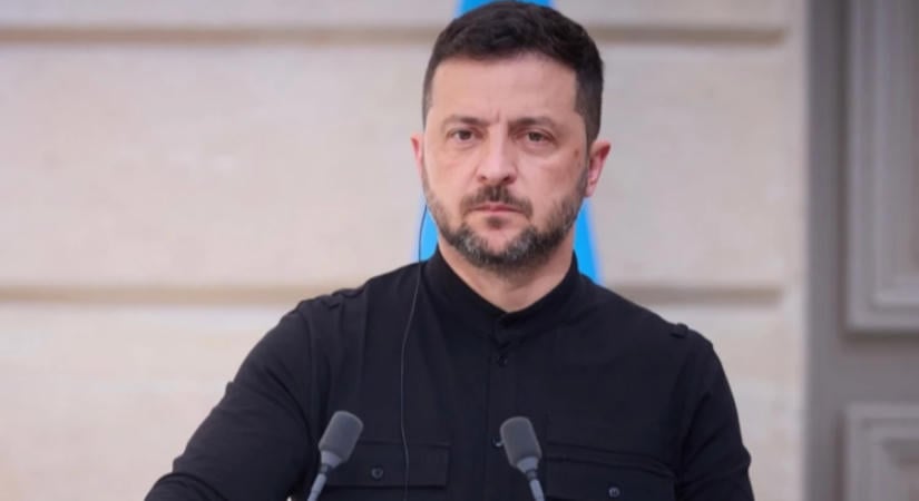 Zelenszkij megerősítette a Moszkva elleni vasárnapi nagyszabású drón- és rakétatámadást