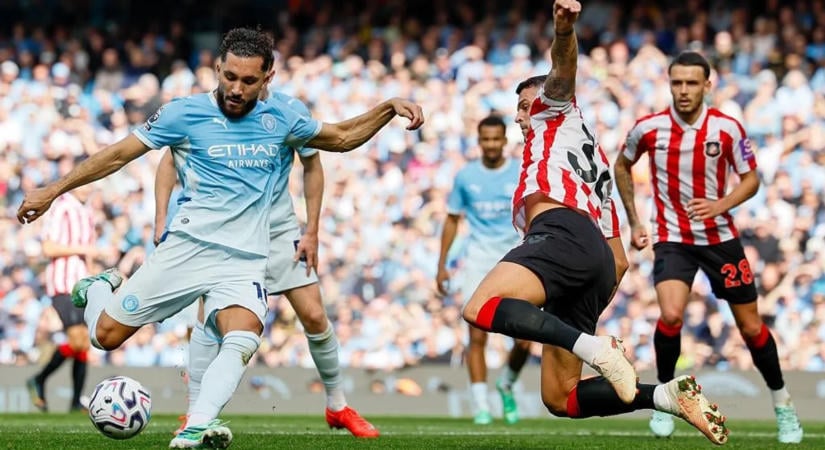 Őrült meccs Manchesterben: hiába a Brobbey-tripla, a City legyőzte a Sunderlandet