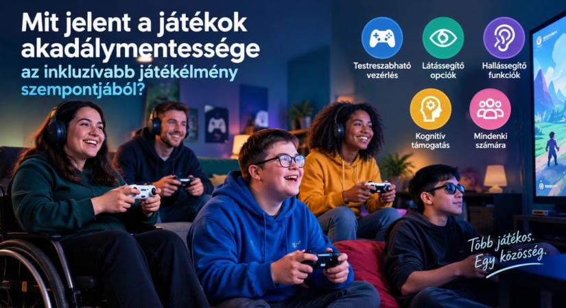 Mit jelent a játékok akadálymentessége az inkluzívabb játékélmény szempontjából