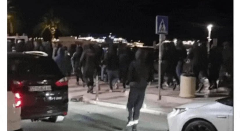Mintegy 150 futballhuligán esett egymásnak a Konferencia-liga-meccs előestéjén – 57 embert előállítottak