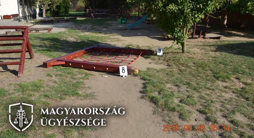 Hétfőn tárgyalja a csányi óvodában 2019-ben történt gyermekhalál ügyét a Hatvani Járásbíróság