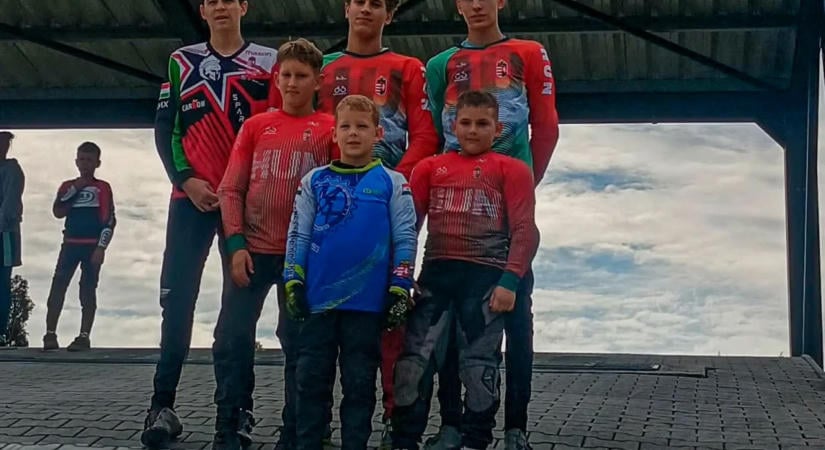 Kiválóan szerepeltek a magyar BMX-esek a brnói kupadöntőn