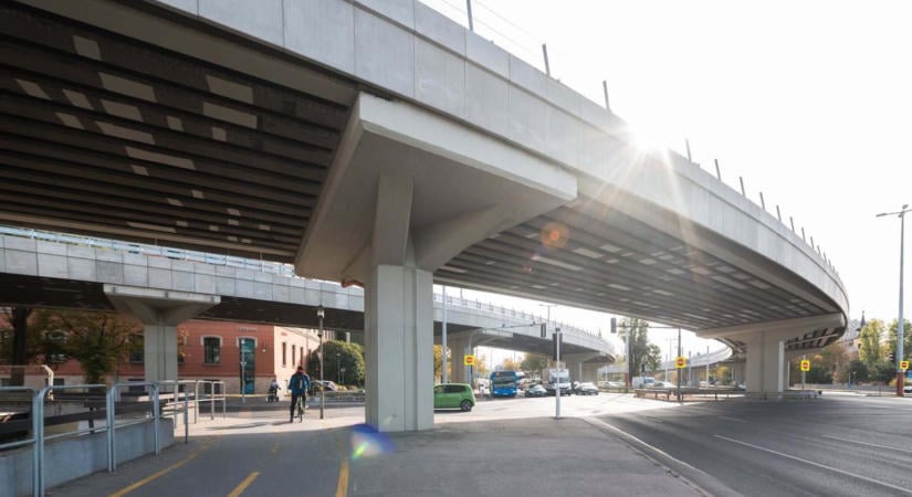 Befejezték a Flórián téri felüljáró felújítását