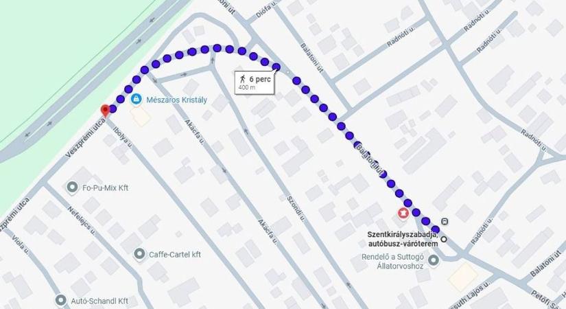 Forgalmi változás jön szerdán, egy napra áthelyezik a buszmegállót
