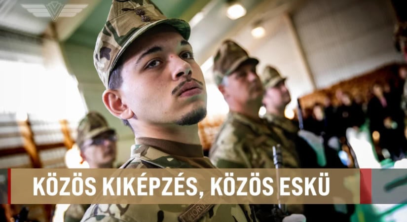 Nyolcvan katona tett esküt a nyíregyházi Damjanich laktanyában