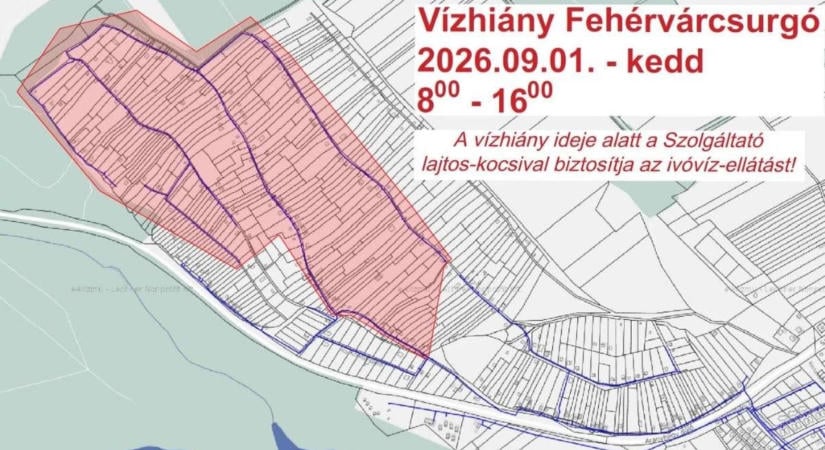 Fél napig zárva maradnak a csapok: itt kaphatnak ivóvizet a lakók