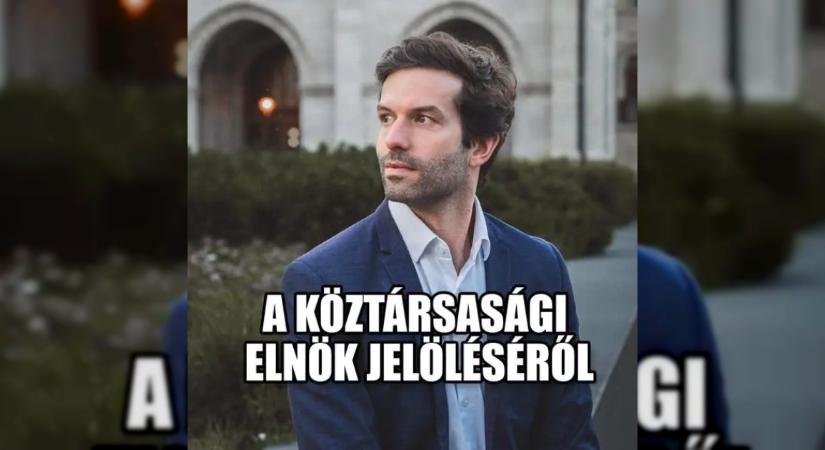 Fekete-Győr András társadalmi egyeztetést sürget az új államfőről