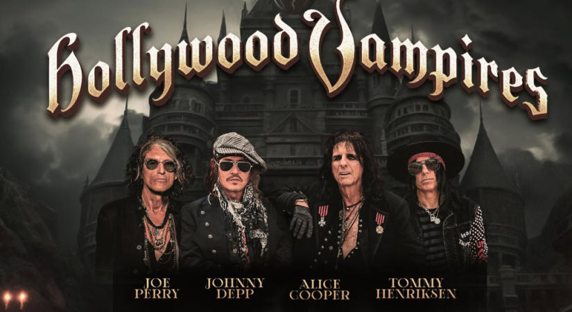 Három év után újra Budapesten a Hollywood Vampires – ezúttal színpadra is lépnek